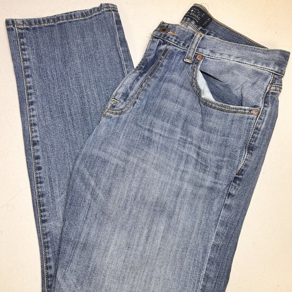 Lucky Brand 121 Original Straight Distressed Casual Denim Jeans Mens 32x30